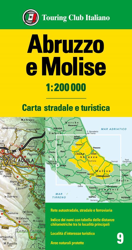 Abruzzo e Molise 1:200.000 - copertina