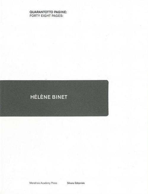 Hélène Binet. Ediz. italiana e inglese - copertina