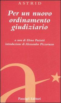 Per un nuovo ordinamento giudiziario - copertina