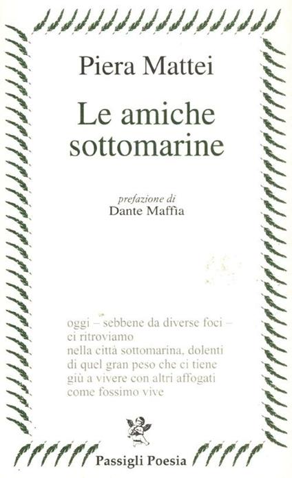 Le amiche sottomarine - Piera Mattei - copertina