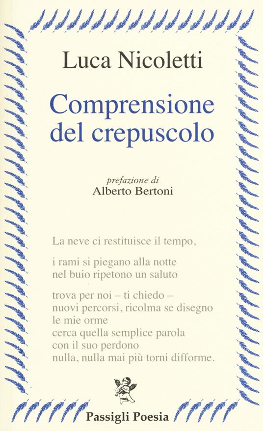 Comprensione del crepuscolo - Luca Nicoletti - copertina