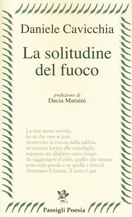 La solitudine del fuoco - Daniele Cavicchia - copertina