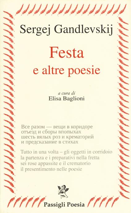 Festa e altre poesie. Testo russo a fronte - Sergej Gandlevskij - copertina