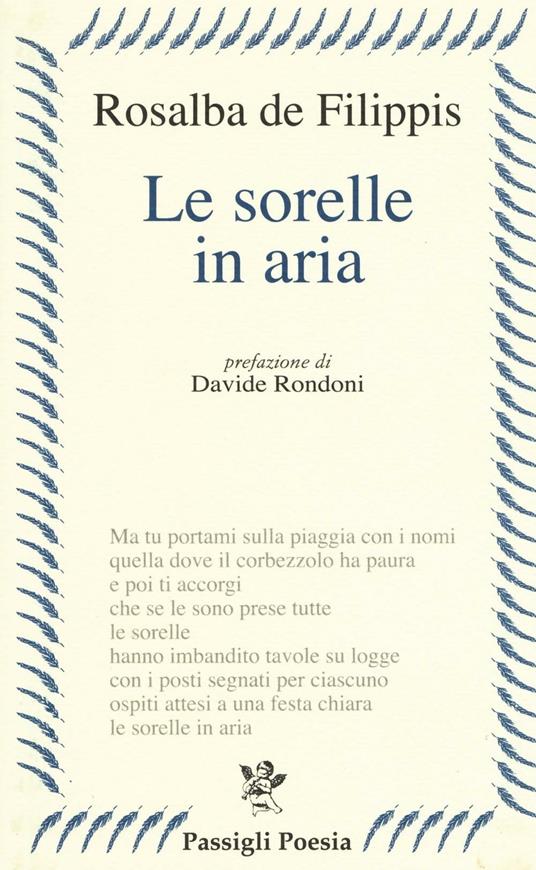 Le sorelle in aria - Rosalba De Filippis - copertina