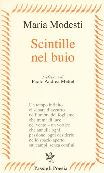 Scintille nel buio - Maria Modesti - copertina