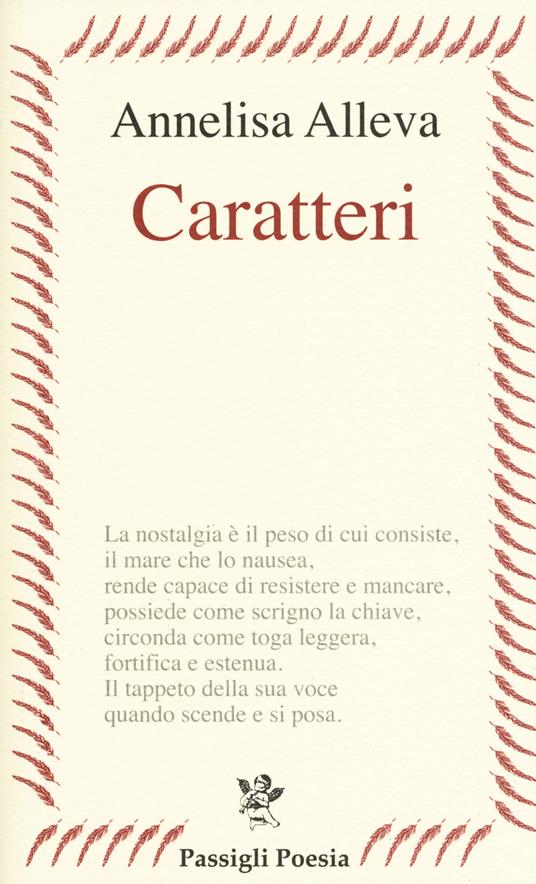 Caratteri - Annelisa Alleva - copertina