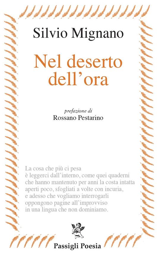 Nel deserto dell'ora - Silvio Mignano - copertina