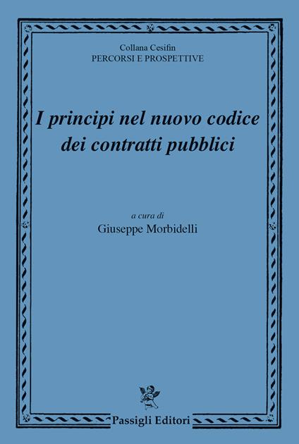 I principi nel nuovo codice dei contratti pubblici - copertina