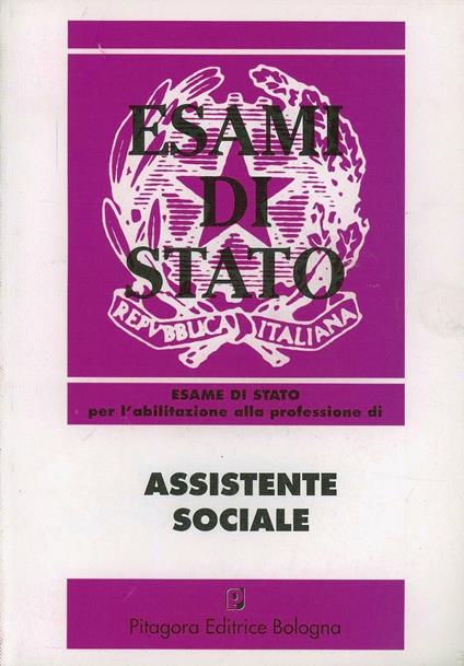 Esame di Stato per l'abilitazione alla professione di assistente sociale - copertina