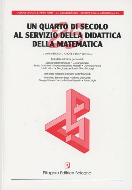 Un quarto di secolo al servizio della matematica - copertina