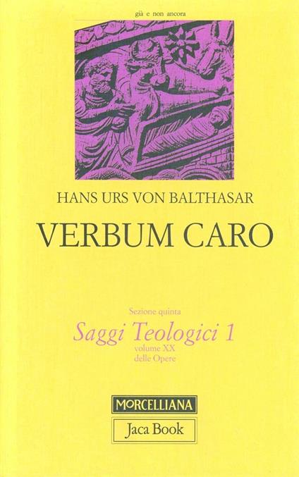 Verbum caro - Hans Urs von Balthasar - copertina