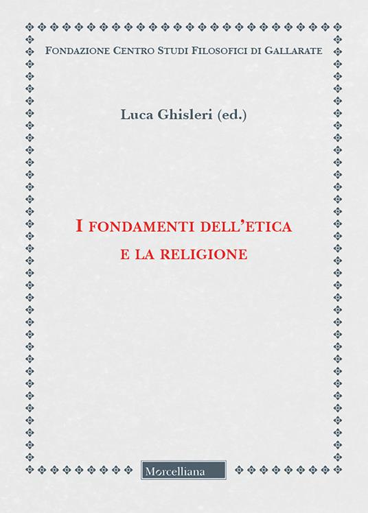 I fondamenti dell'etica e la religione - copertina