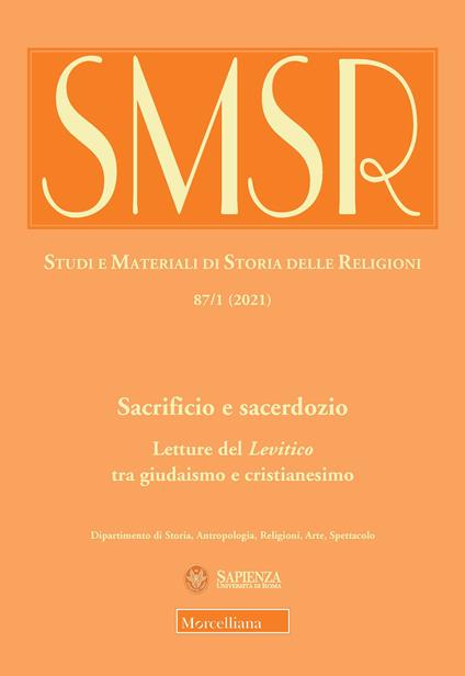 Sacrificio e sacerdozio. Letture del Levitico tra giudaismo e cristianesimo - copertina