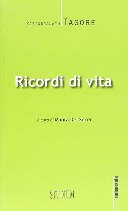 Ricordi di vita - Rabindranath Tagore - copertina