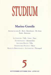 Studium (2016). Vol. 5: Marino Gentile.