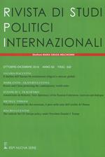 Rivista di studi politici internazionali (2016). Vol. 4