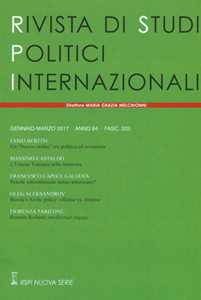 Rivista di studi politici internazionali (2017). Vol. 1