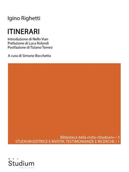 Itinerari - Igino Righetti - ebook