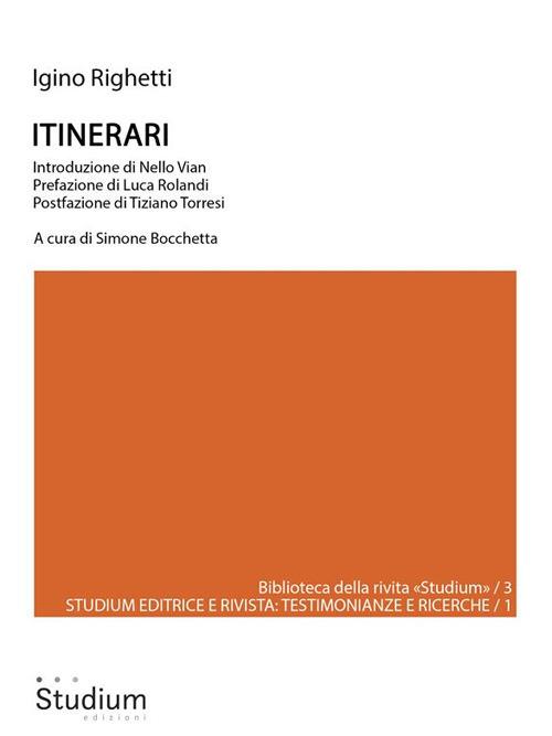 Itinerari - Igino Righetti - ebook