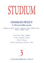 Studium (2023). Vol. 3: Charles Pèguy. A 150 anni dalla nascita