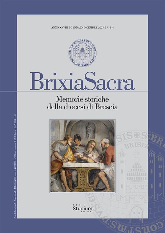 Brixia Sacra (2023). Vol. 1-4: Memorie storiche della diocesi di Brescia - copertina