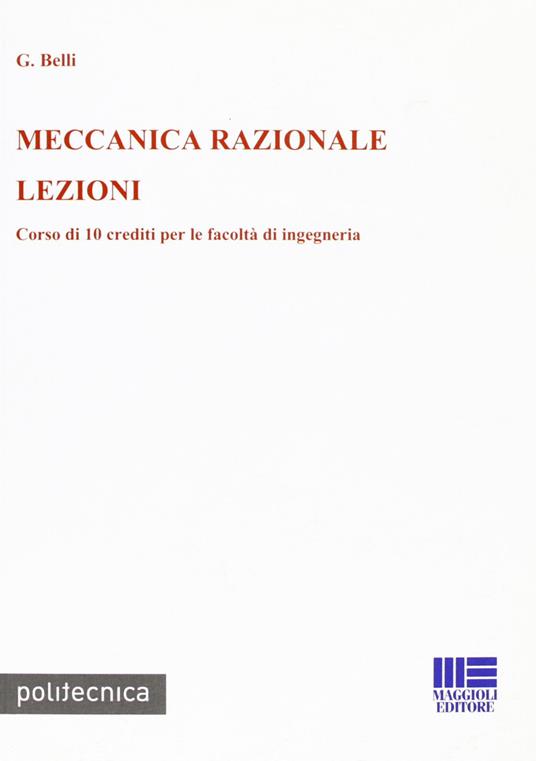 Meccanica razionale. Lezioni - copertina