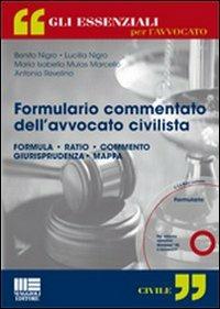 Formulario commentato dell'avvocato civilista. Con CD-ROM - copertina