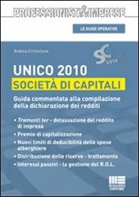 Unico 2010. Società di capitali - Andrea Cirrincione - copertina