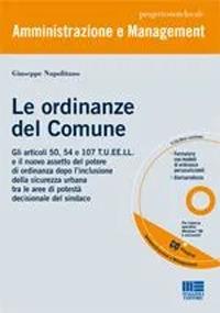 Le ordinanze del comune. Con CD-ROM - Giuseppe Napolitano - copertina