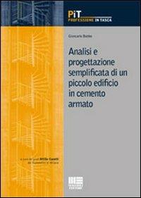 Analisi e progettazione semplificata di un piccolo edificio in cemento armato - Giancarlo Bobbo - copertina