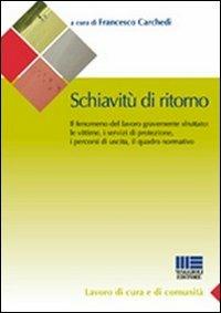 Schiavitù di ritorno. Il fenomeno del lavoro gravemente sfruttato: le vittime, i servizi di protezione, i percorsi di uscita, il quadro normativo - copertina