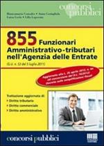 855 Funzionari amministrativo-tributari nell'Agenzia delle Entrate