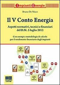 Il V conto energia - Bruno De Nisco - copertina