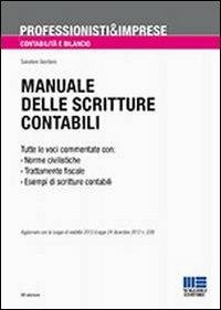  Manuale delle scritture contabili -  Salvatore Giordano - copertina