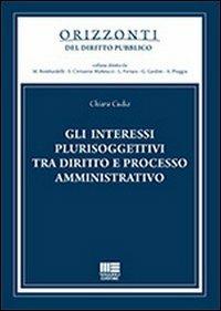 Gli interessi plurisoggettivi tra diritto e processo amministrativo - Chiara Cudia - copertina