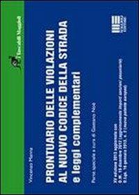 Prontuario delle violazioni al nuovo codice della strada e leggi complementari - Vincenzo Manna - copertina