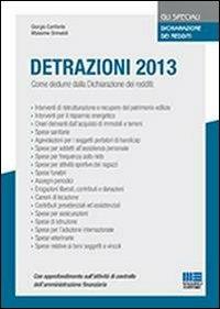 Detrazioni 2013 - Giorgio Confente,Massimo Grimaldi - copertina