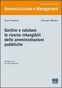 Gestire e valutare le risorse intangibili delle amministrazioni pubbliche - Giuseppe Abbatino,Sauro Angeletti - copertina