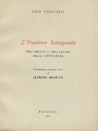 L' orazione inaugurale - Ugo Foscolo - copertina