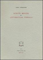 Scritti minori di letteratura tedesca