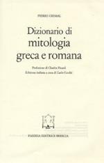 Dizionario di mitologia greca e romana