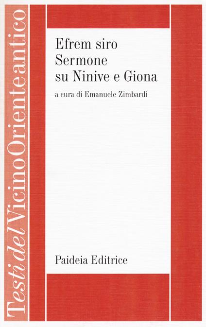 Efrem Siro. Sermone su Ninive e Giona. Ediz. critica - Efrem (sant') - copertina