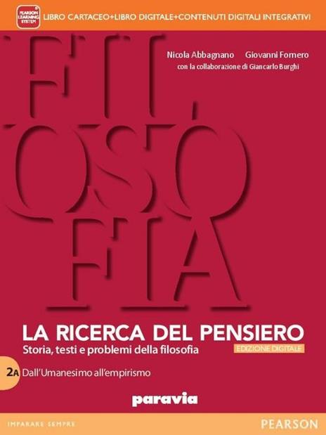  Ricerca del pensiero. Per le Scuole superiori