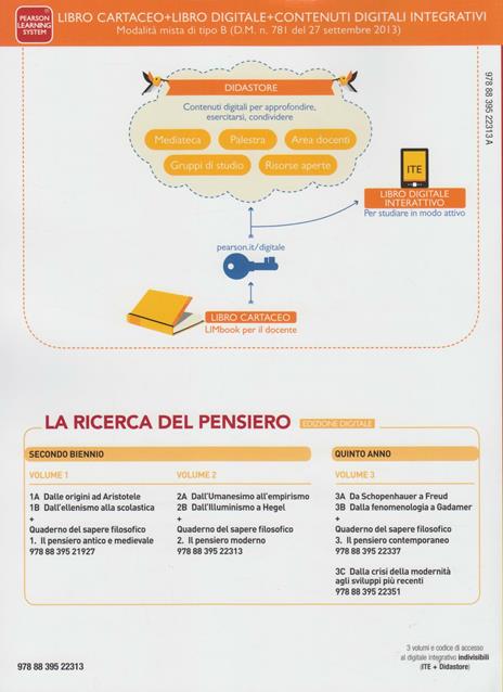  Ricerca del pensiero. Per le Scuole superiori - 2