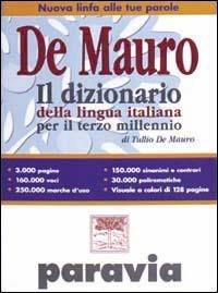 Il dizionario della lingua italiana per il terzo millennio - Tullio De Mauro - copertina