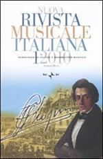 Nuova rivista musicale italiana (2010). Vol. 1