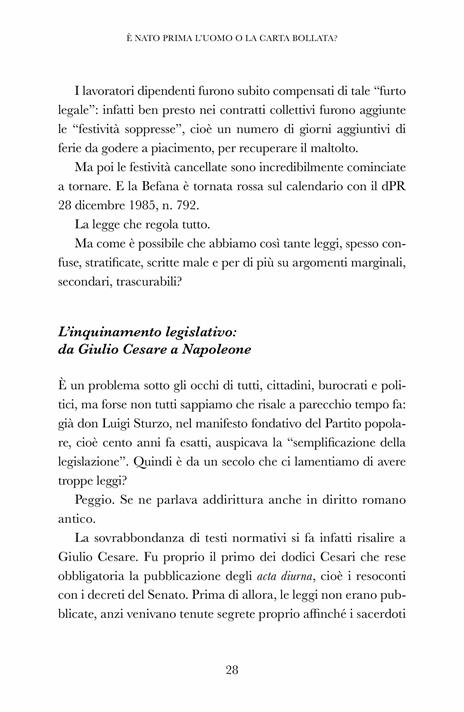 È nato prima l'uomo o la carta bollata? Storie incredibili (ma vere) di una Repubblica fondata sulla burocrazia - Alfonso Celotto - 5