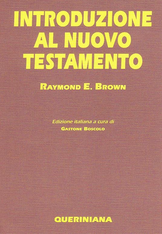 Introduzione al Nuovo Testamento - Raymond E. Brown - copertina