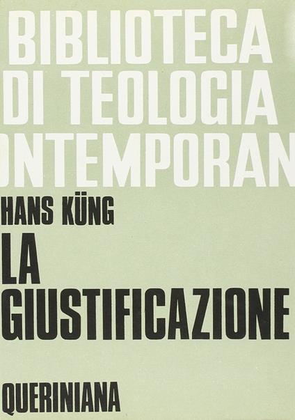 La giustificazione - Hans Küng - copertina