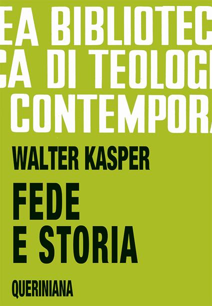Fede e storia - Walter Kasper - copertina